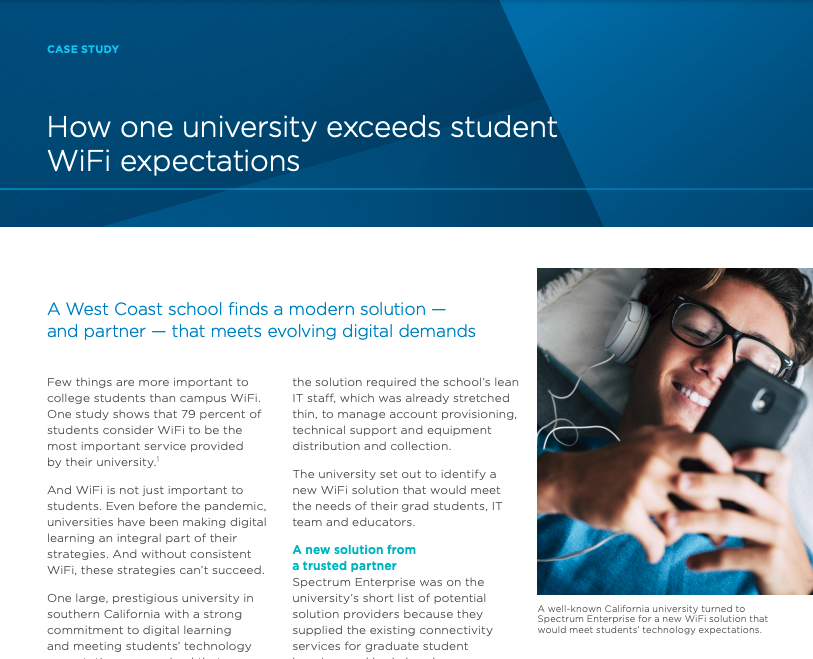 spectrum higher education case study